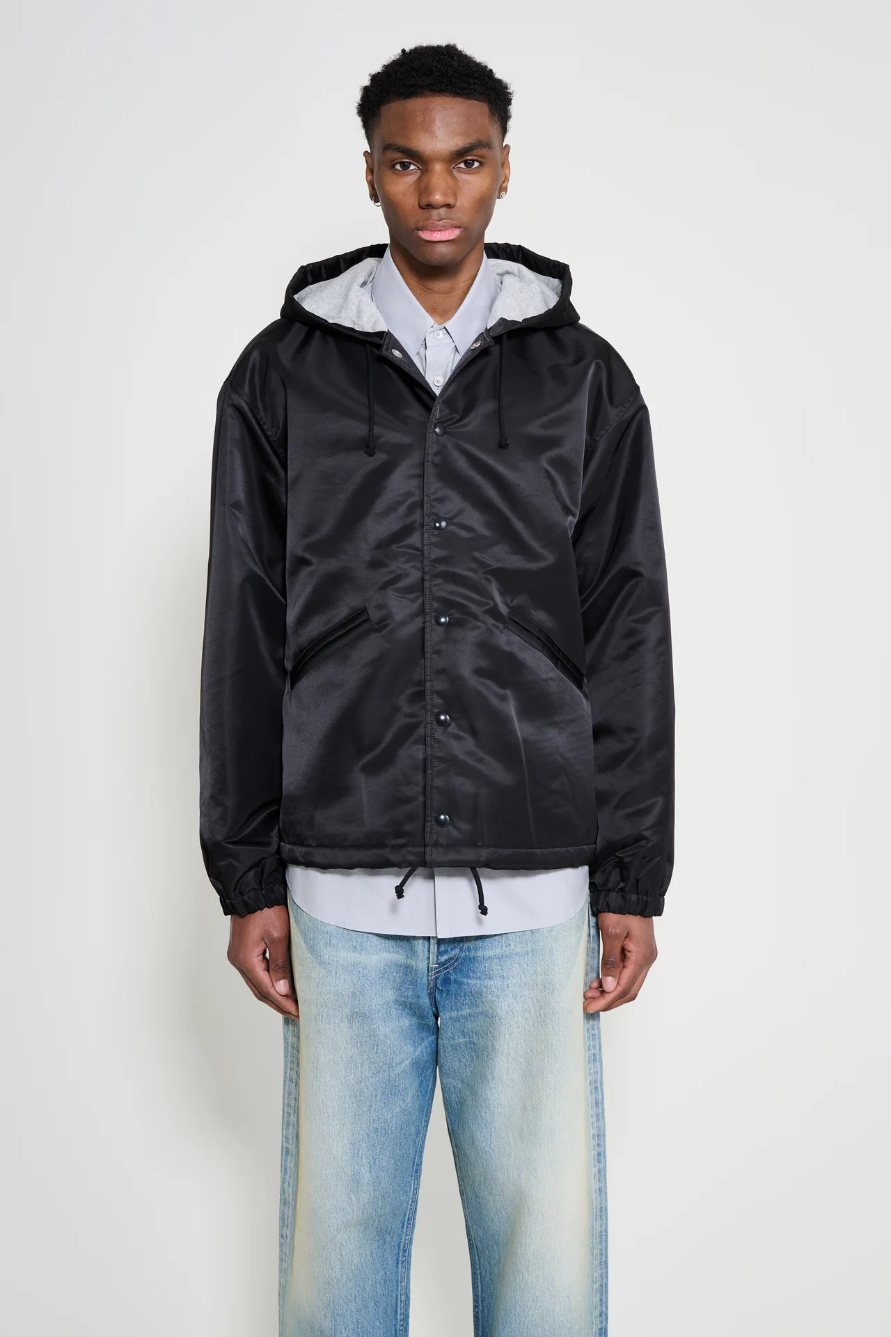 Stüssy Hooded Coaches Jacket Black 2