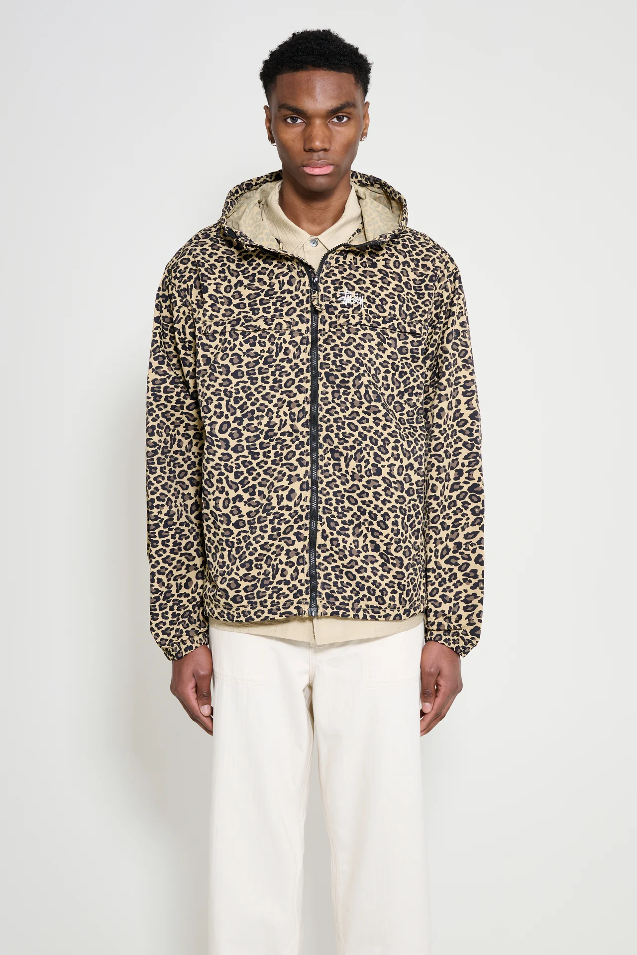 Stüssy Lightweight Hooded Jacket Cheetah 2