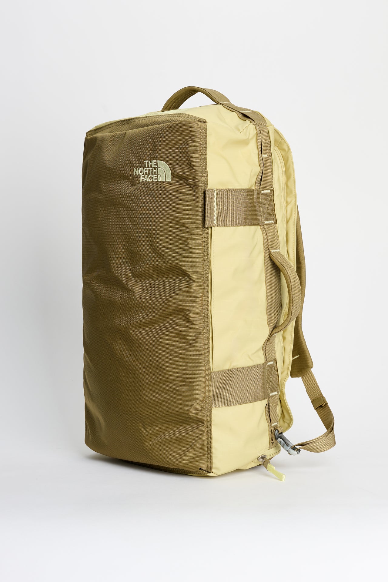 The North Face Base Camp Voyager Duffel Bag 32L Pear / Cedar / Lemon Mist 2
